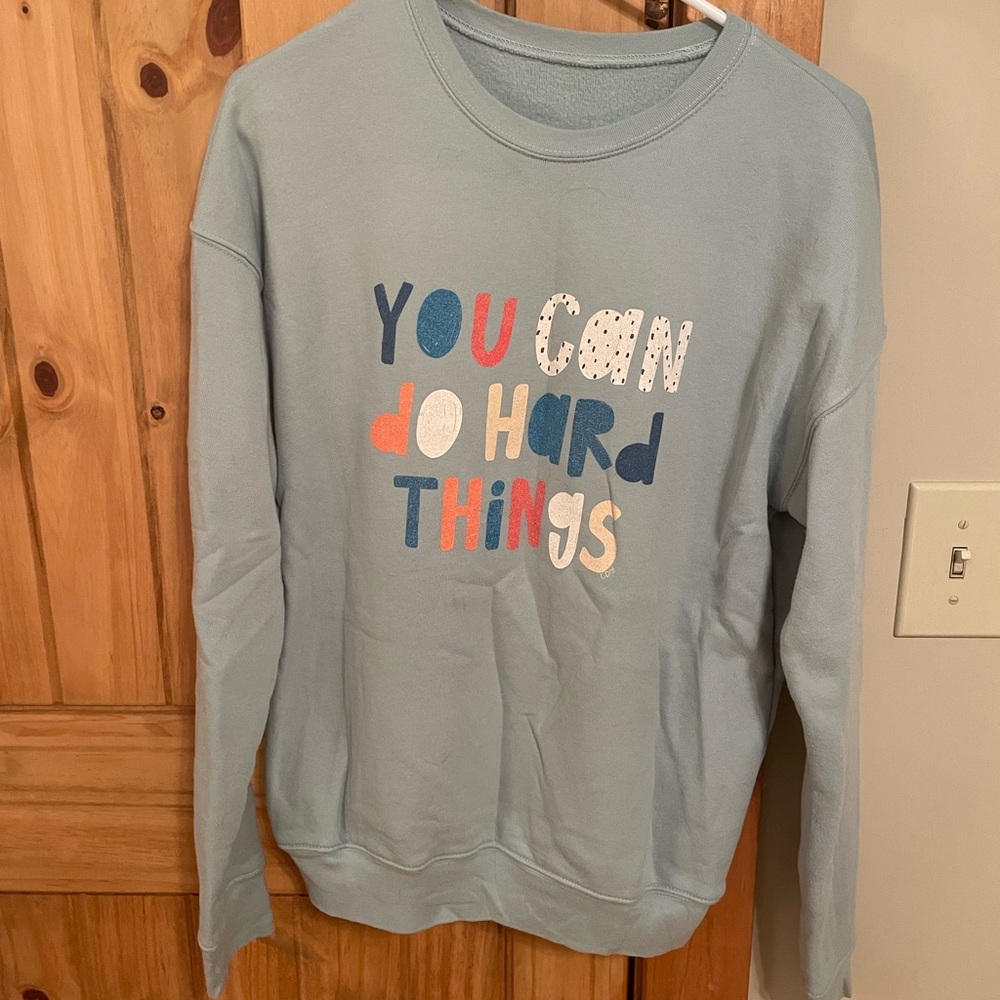 Callie Danielle You Can Do Hard Things Sweatshirt Medium